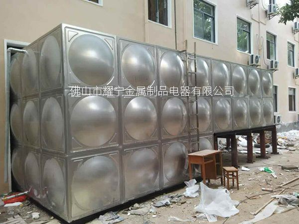 顺德区“容桂中学”组合不锈钢水箱